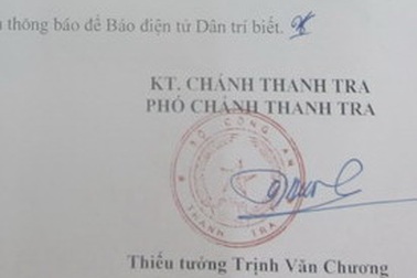 Thanh tra Bộ Công an đề nghị giải quyết khiếu nại của công dân