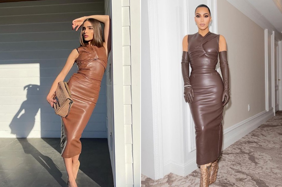 Hoa hậu hoàn vũ đụng hàng váy ôm sát với Kim Kardashian - 1 Hoa hậu hoàn vũ đụng hàng váy ôm sát với Kim Kardashian - 1