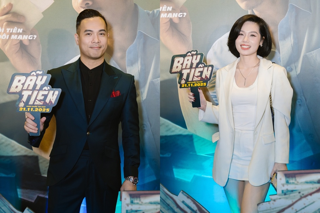 "Tiếp viên gợi cảm" Trâm Anh và Trương Thế Vinh né tránh nhau trên thảm đỏ