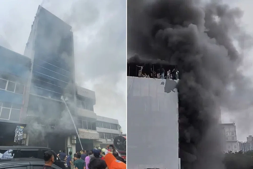 Cháy tòa nhà văn phòng 7 tầng ở Indonesia, 20 người thiệt mạng - 1 Cháy tòa nhà văn phòng 7 tầng ở Indonesia, 20 người thiệt mạng - 1