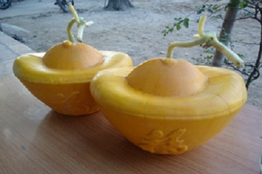 Hàng "độc" ngày Tết: Dưa hấu Long Phụng 3 triệu đồng/cặp