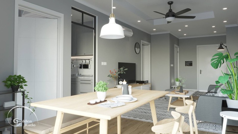Căn hộ một phòng ngủ sở hữu gam màu xanh mát mẻ - 5 Căn hộ một phòng ngủ sở hữu gam màu xanh mát mẻ - 5