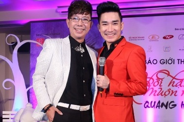 Long Nhật bị ốm vẫn đến chung vui cùng Quang Hà