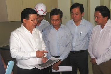 Bộ trưởng Bộ Xây dựng kiểm tra Dự án môi trường nước TPHCM