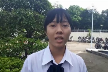 Em Trần Như ý, học sinh con nhà nghèo học giỏi được nhận học bổng