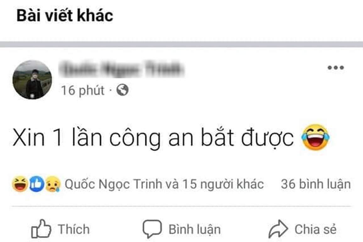 Thanh niên lên facebook xin công an bắt được toại nguyện - 1 Thanh niên lên facebook xin công an bắt được toại nguyện - 1