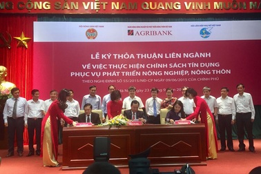 Agribank ký thỏa thuận liên ngành về việc thực hiện chính sách tín dụng