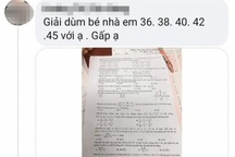 Quảng Bình đình chỉ nữ thí sinh "tuồn" đề Toán gửi ra ngoài nhờ giải hộ