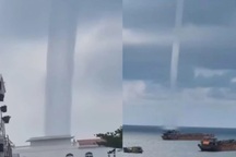 Vòi rồng "khổng lồ" xuất hiện ở Phú Quốc