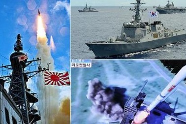 Nhật-Hàn giăng Lá chắn thần Aegis chặn tên lửa Triều Tiên