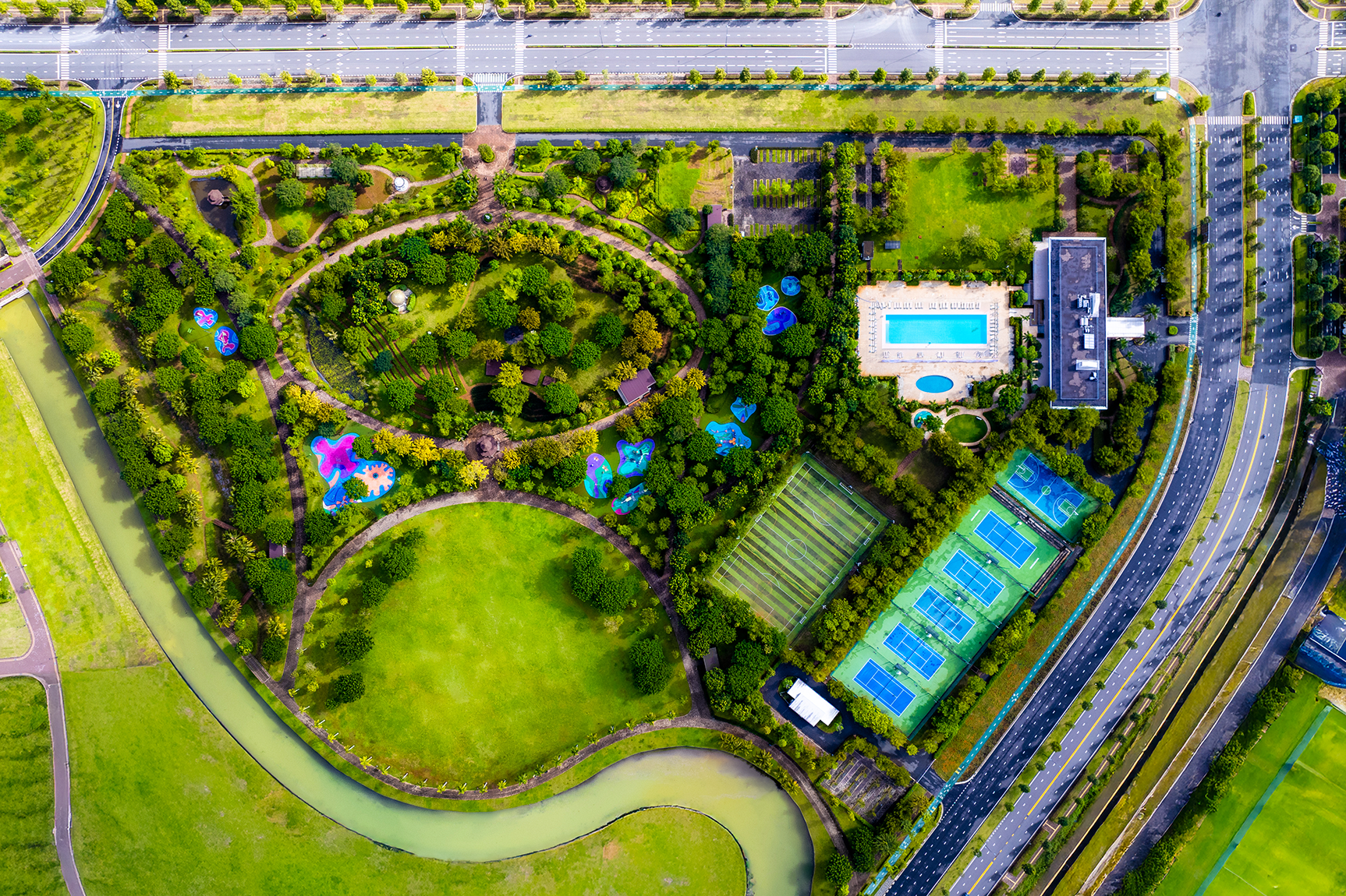 Park Village - Lukisan Eropa dalam warna hijau - 1 Park Village - Họa phẩm châu Âu giữa miền xanh - 1
