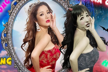 Diễn viên hài Thuý Nga từ Á hậu trở thành….con quỷ