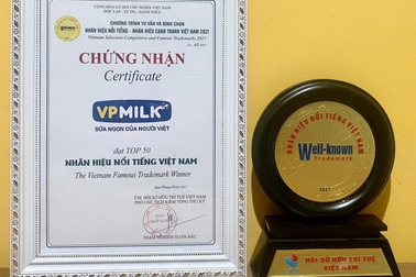 VPMilk và thành tích "Nhãn hiệu nổi tiếng Việt Nam" 2 năm liền
