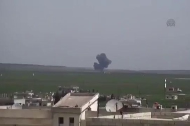 Máy bay chiến đấu của Syria bị tên lửa bắn rơi