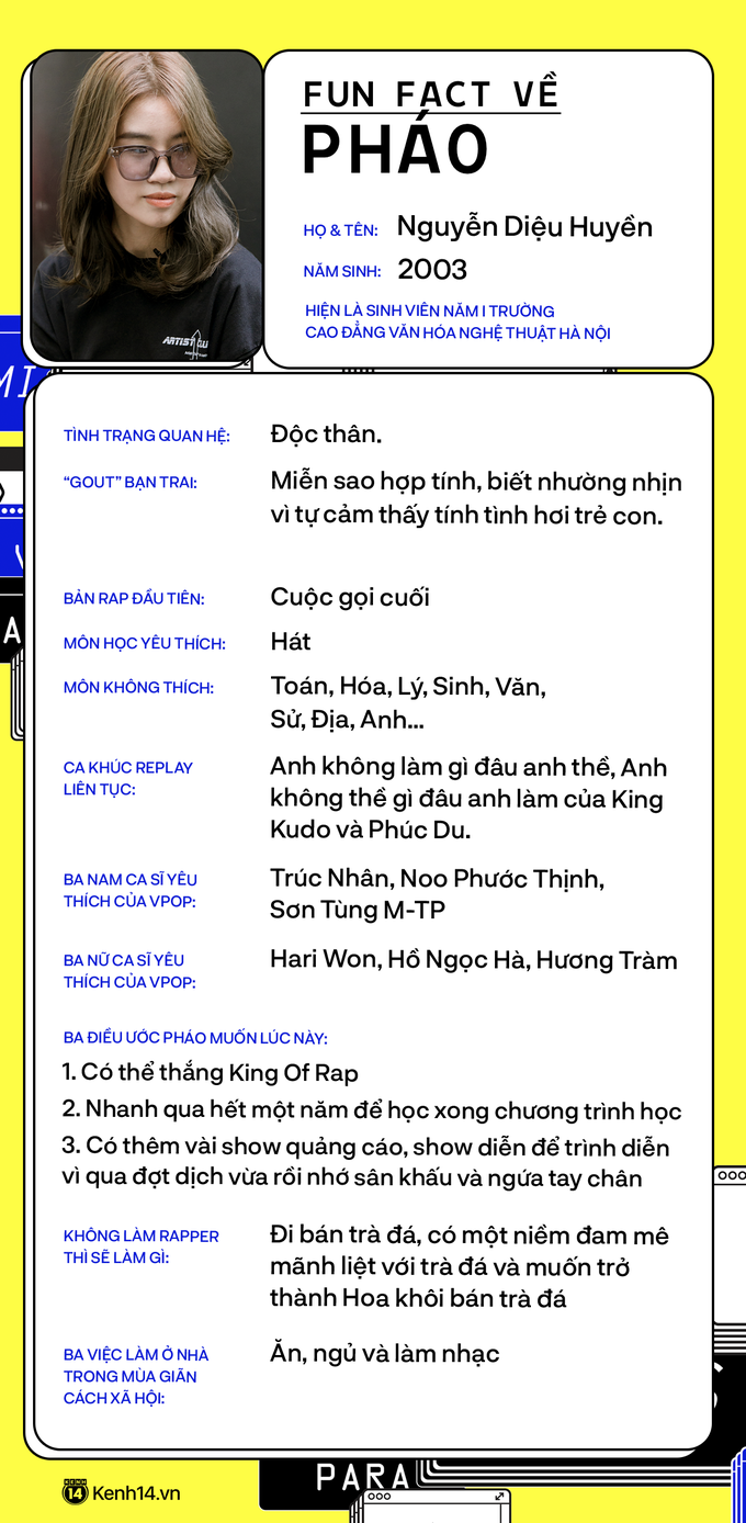 Pháo - cô nàng rapper 17 tuổi: Tham dự King Of Rap vì tên show ngầu hơn Rap Việt, nếu không theo nghệ thuật nhất định sẽ đi bán trà đá! - Ảnh 18.