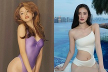 Mỹ nhân Việt đua nhau khoe dáng với đồ bơi khoét hông, khoe vòng 3 cuốn hút