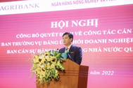 Agribank có tổng giám đốc và loạt lãnh đạo mới
