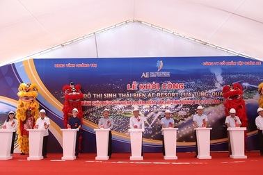 Khởi công Khu đô thị sinh thái biển AE resort Cửa Tùng