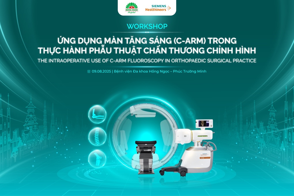 Bệnh viện Hồng Ngọc hợp tác quốc tế ứng dụng C-arm trong phẫu thuật chấn thương chỉnh hình - 1 Bệnh viện Hồng Ngọc hợp tác quốc tế ứng dụng C-arm trong phẫu thuật chấn thương chỉnh hình - 1