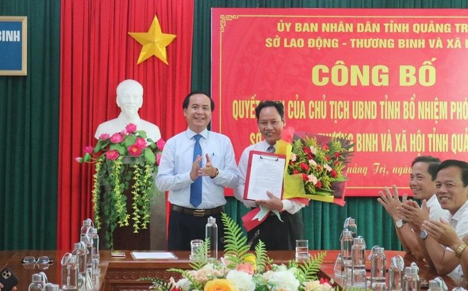Quảng Trị: Phó CVP UBND tỉnh giữ chức Phó Giám đốc Sở LĐ-TBXH - 1 Quảng Trị: Phó CVP UBND tỉnh giữ chức Phó Giám đốc Sở LĐ-TBXH - 1
