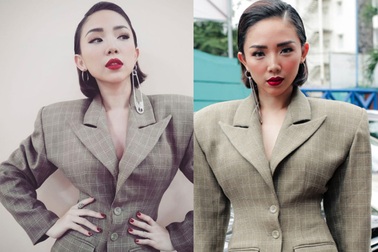 Tóc Tiên tự “dìm” mình trong bộ cánh "khó hiểu"