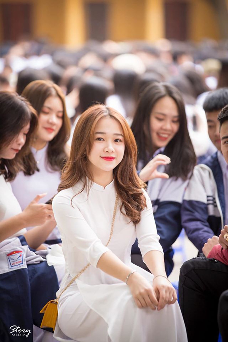 Chỉ 1m52, nữ sinh Bắc Ninh vẫn hút hồn dân mạng vì diện áo dài quá đẹp - 1 Chỉ 1m52, nữ sinh Bắc Ninh vẫn hút hồn dân mạng vì diện áo dài quá đẹp - 1