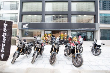 Ra mắt showroom xe Honda phân khối lớn đầu tiên tại miền Bắc