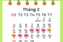 Infographics - Đề xuất các ngày nghỉ lễ, Tết năm 2018