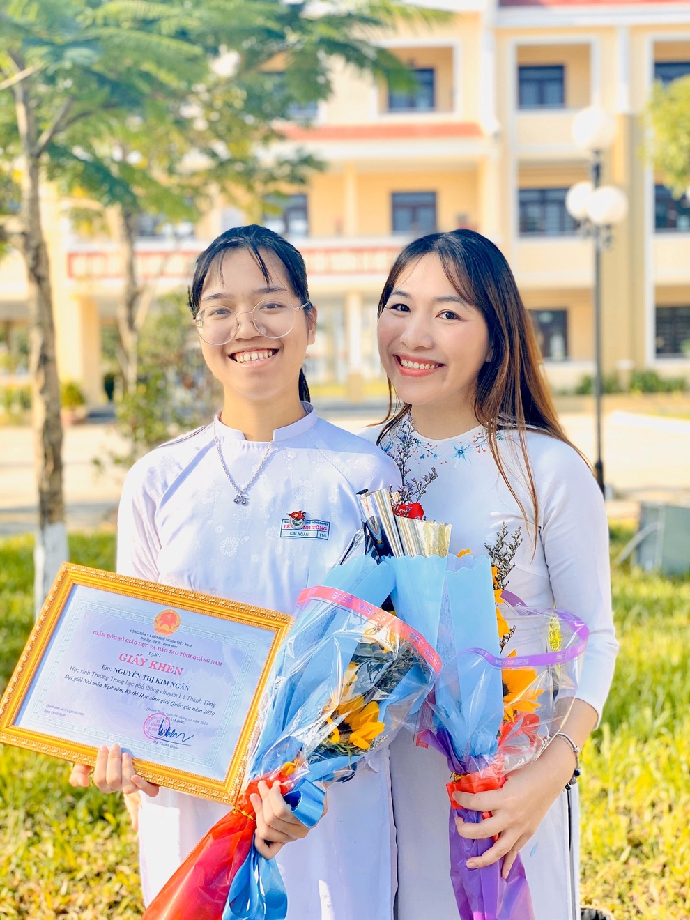 Nữ sinh 3 năm liền đạt giải Quốc gia môn Văn chọn nghề giáo - 1 Nữ sinh 3 năm liền đạt giải Quốc gia môn Văn chọn nghề giáo - 1