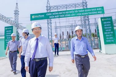 Chính thức vận hành thương mại Nhà máy điện mặt trời Sông Lũy 1