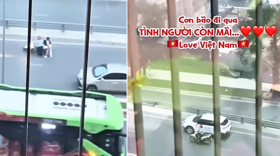 Video “những hành động ấm áp tình người trong gió bão” nổi bật tuần qua