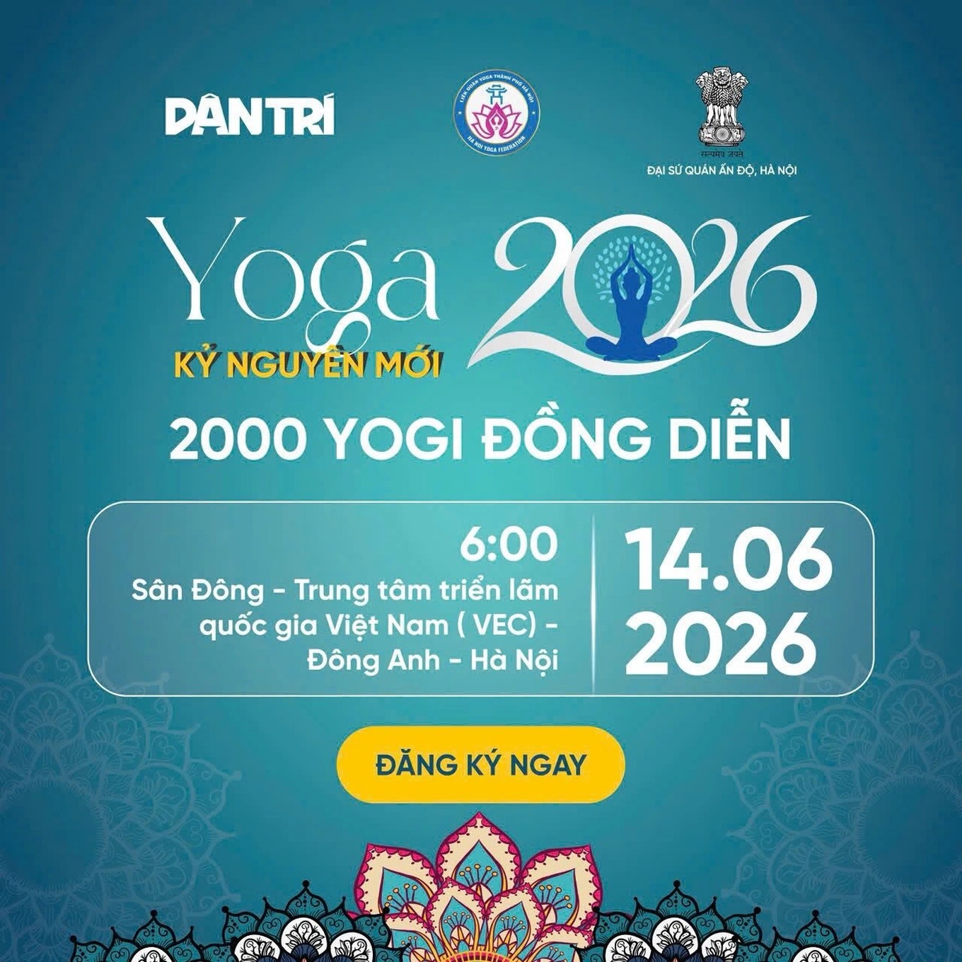 Liên đoàn Yoga Hà Nội khởi động Festival “Yoga Kỷ nguyên mới”