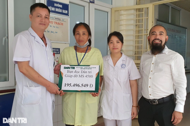 Bạn đọc Dân trí giúp đỡ cụ ông bị ngã vào bếp lửa hơn 200 triệu đồng