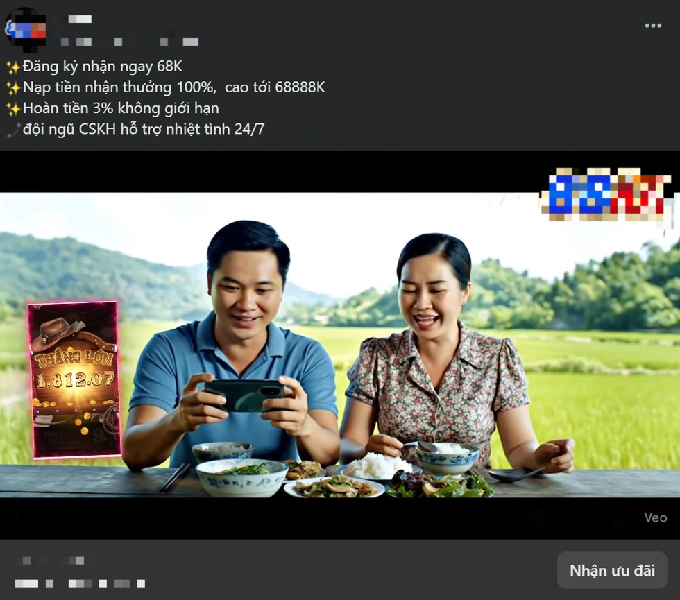 Tràn ngập video quảng cáo cờ bạc dùng AI mạo danh nhà đài, tập đoàn lớn - 1 Tràn ngập video quảng cáo cờ bạc dùng AI mạo danh nhà đài, tập đoàn lớn - 1