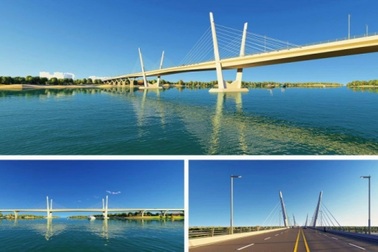 Gần 500 tỷ đồng xây cầu "Đón bình minh" bắc qua sông Thạch Hãn