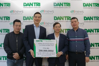 Bạn đọc Dân trí chung tay sửa chữa 4 phòng học tại Tây Nguyên sau mưa lũ