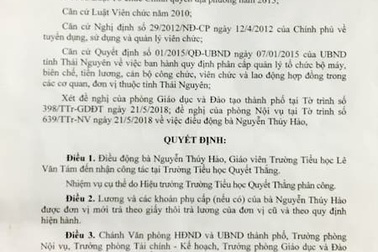 Nữ giáo viên mệt mỏi đi khiếu kiện vì bị kỷ luật, UBND TP Thái Nguyên nói gì?