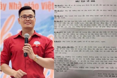 2 phiếu bài tập hè “cần cả cuộc đời mới làm xong” khiến học sinh xốn xang