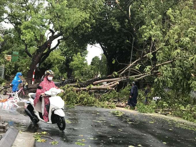 Tổng lực giải toả các điểm nghẽn trên phố Huế sau bão số 5 - Ảnh 11.