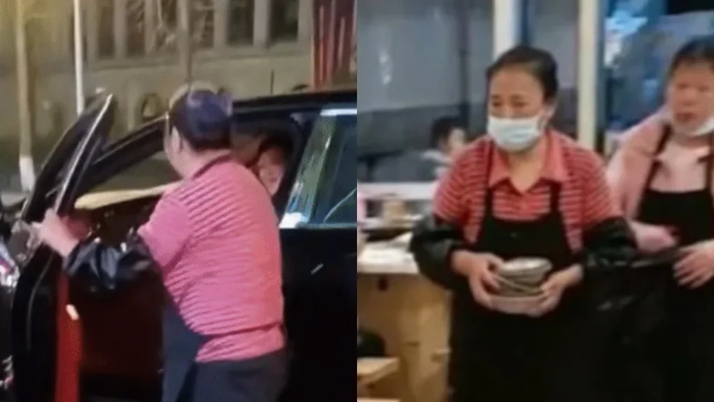 Nhân viên rửa bát Trung Quốc gây bão mạng vì đi làm bằng xe sang - 1 Nhân viên rửa bát Trung Quốc gây bão mạng vì đi làm bằng xe sang - 1