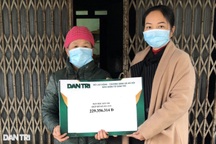 Bạn đọc Dân trí giúp đỡ người mẹ góa nuôi con bị bỏng gần 230 triệu đồng