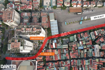 Hà Nội chỉ đạo làm rõ "đường cong mềm mại" lách giữa 2 tòa chung cư