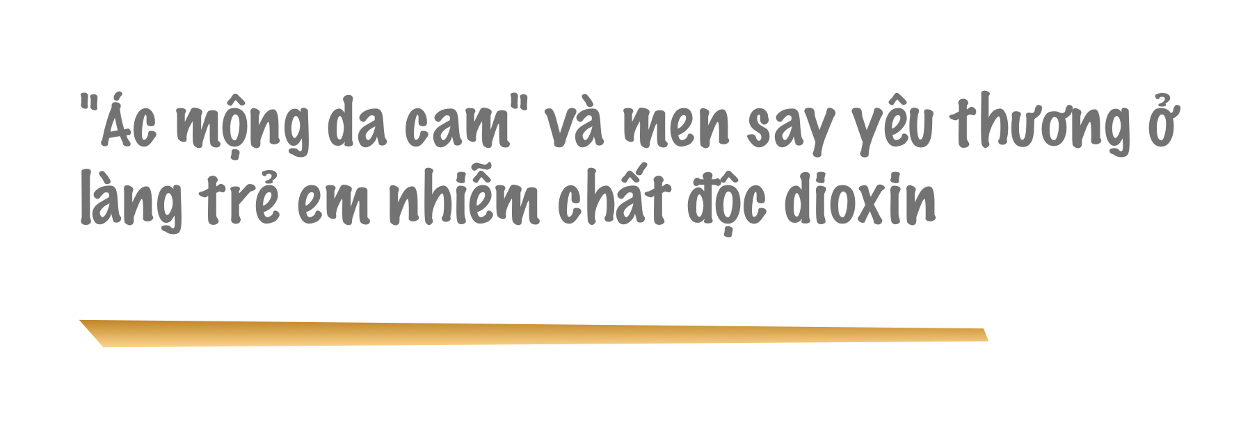 Ác mộng da cam và men say yêu thương ở làng trẻ em nhiễm chất độc dioxin - 1 Ác mộng da cam và men say yêu thương ở làng trẻ em nhiễm chất độc dioxin - 1