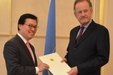 Đại sứ Việt Nam trình Quốc thư lên Liên hợp quốc