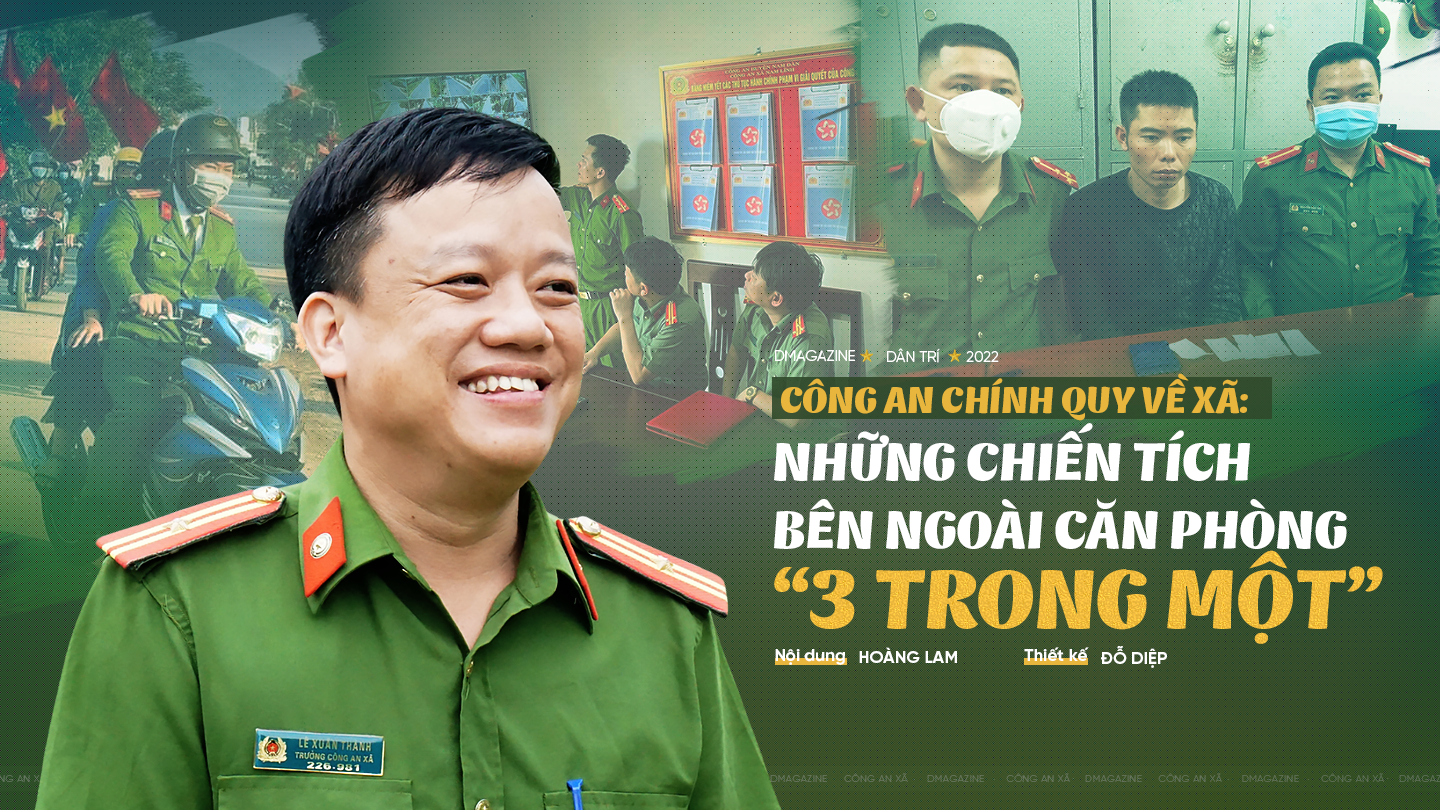 Công an chính quy về xã: Những chiến tích bên ngoài căn phòng "3 trong một"