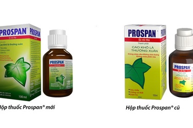 Thuốc ho Prospan® ra mắt bao bì mới phân biệt với hàng nhái và hàng xách tay không rõ nguồn gốc