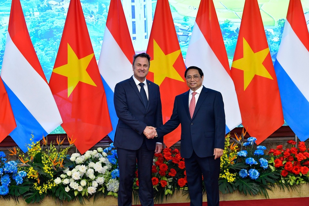 Thủ tướng Phạm Minh Chính chủ trì Lễ đón chính thức Thủ tướng Luxembourg - 7 Thủ tướng Phạm Minh Chính chủ trì Lễ đón chính thức Thủ tướng Luxembourg - 7