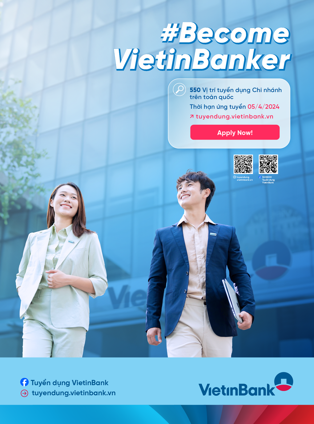 VietinBank tuyển dụng tập trung hàng trăm chỉ tiêu trên toàn quốc - 1 VietinBank tuyển dụng tập trung hàng trăm chỉ tiêu trên toàn quốc - 1