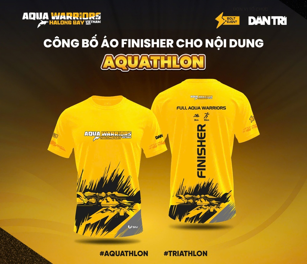 Aqua Warriors Halong Bay 2025 ra mắt áo finisher cho vận động viên - 1 Aqua Warriors Halong Bay 2025 ra mắt áo finisher cho vận động viên - 1