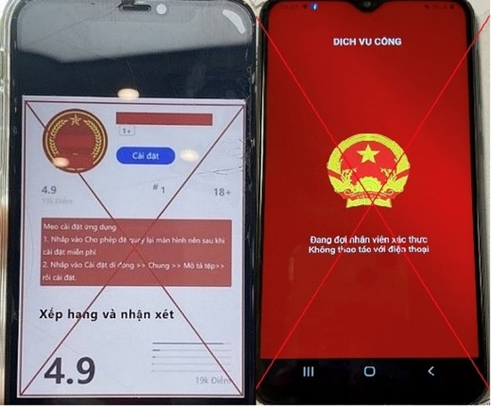 Mất tiền vì ứng dụng dịch vụ công giả - Trò lừa cũ nhiều người vẫn sập bẫy - 1 Mất tiền vì ứng dụng dịch vụ công giả - Trò lừa cũ nhiều người vẫn sập bẫy - 1